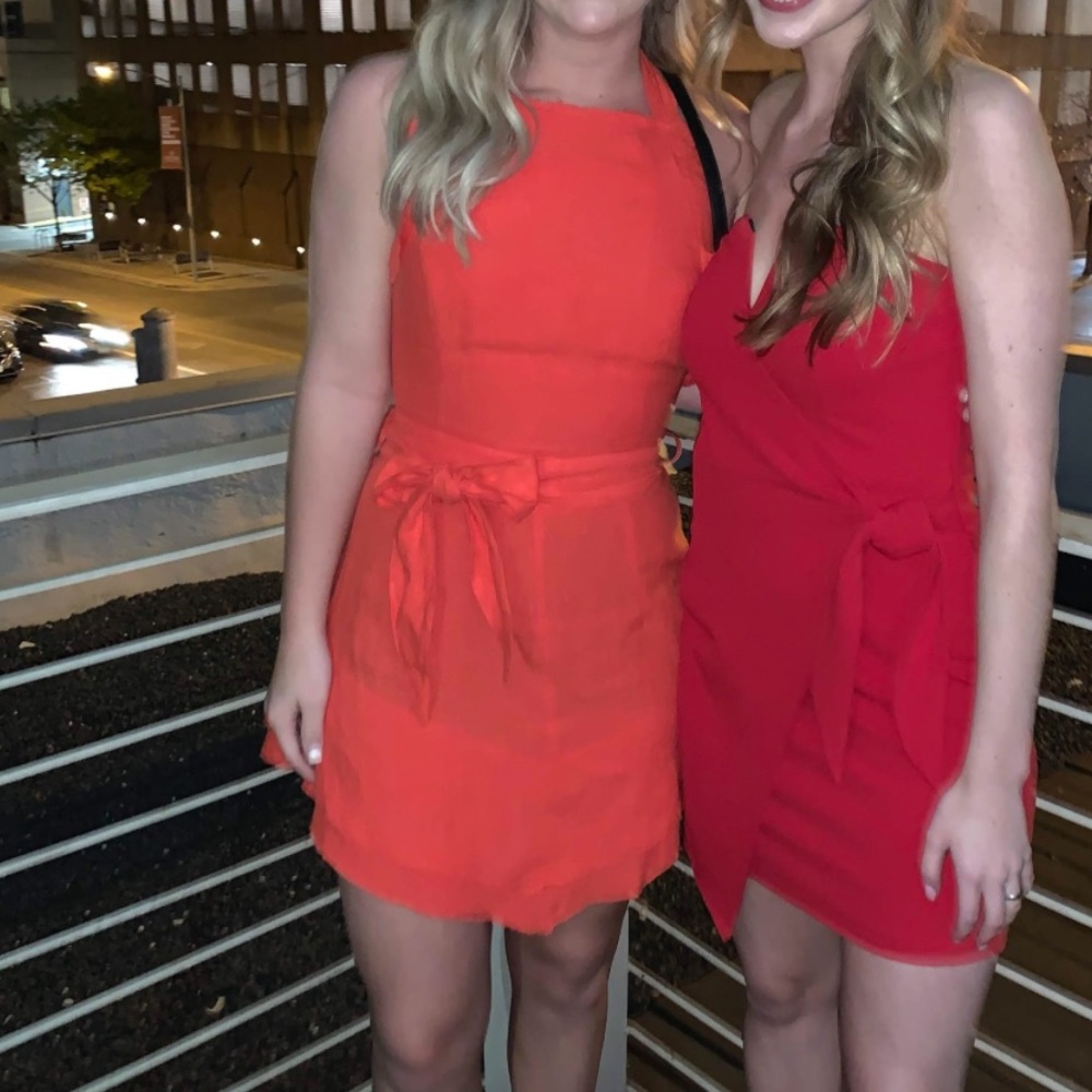 Orange dress